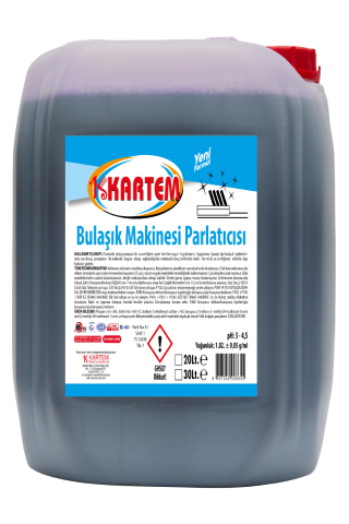 Bulaşık Makinesi Parlatıcısı Gri 20 LT.