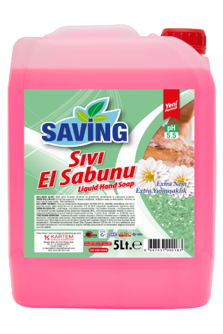 Sıvı El Sabunu Pembe 5 LT.
